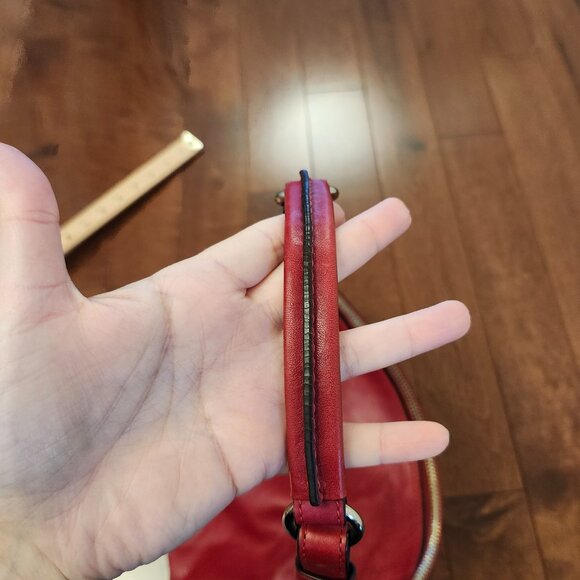 Coach red leather scout hobo bag vintage - Picture 12 of 15